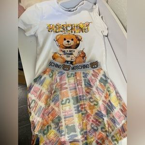 Moschino Girl Skirt Set